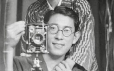 La primer Selfi de un peluquero Japón 1902