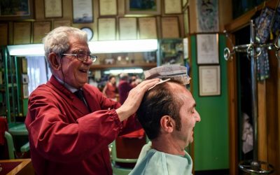 Los dirigentes de peluquería con gritos nostálgicos