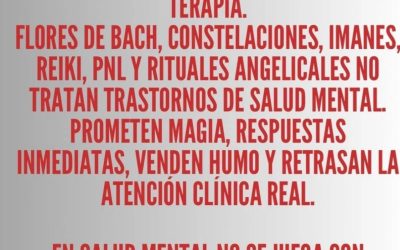 Terapias alternativas en su nivel mas bajo de credibilidad