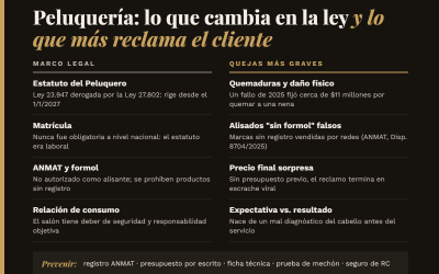 Mas quejas y juicios a las peluquerias