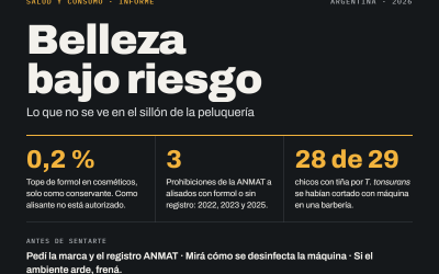 Belleza bajo riesgo: lo que no se ve en el sillón de la peluquería